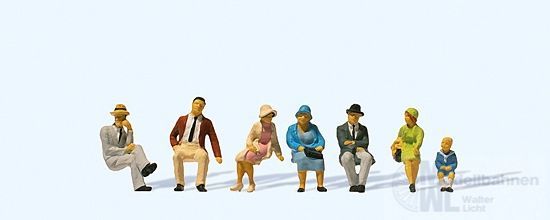 Preiser 12444 - Sitzende Personen 1925-1930 H0 1:87