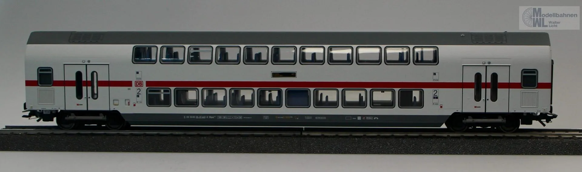 Märklin 43484 - MÄRKLIN - IC-Doppelstockwagen DB Ep.VI 2.Kl. H0/WS