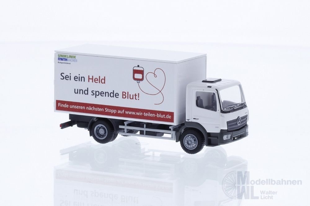 Rietze 72513 - Mercedes-Benz Atego ´19 Blutspende Aachen H0 1:87