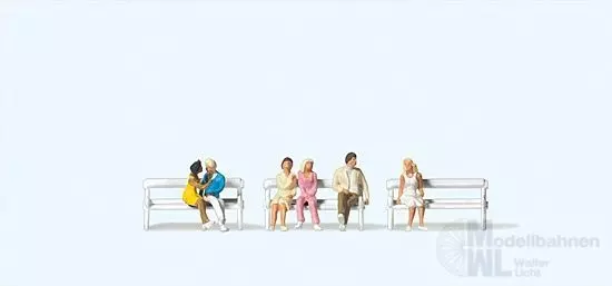 Preiser 79092 - Sitzende Paare N 1:160