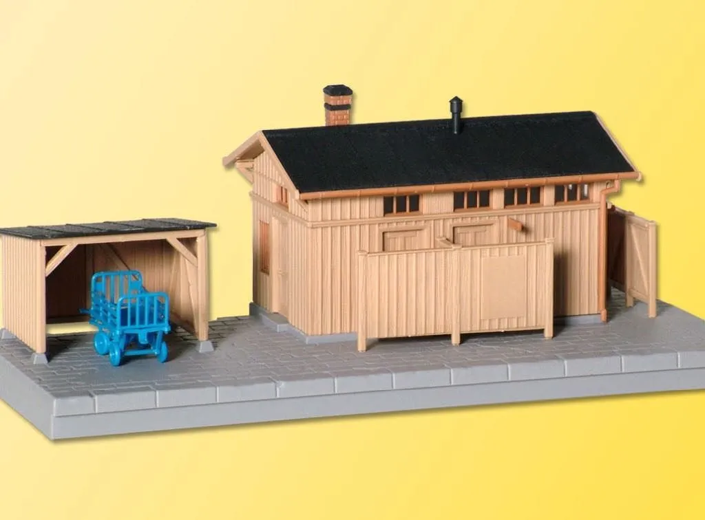 Kibri 39349 - Nebengebäude mit Schuppen H0 1:87