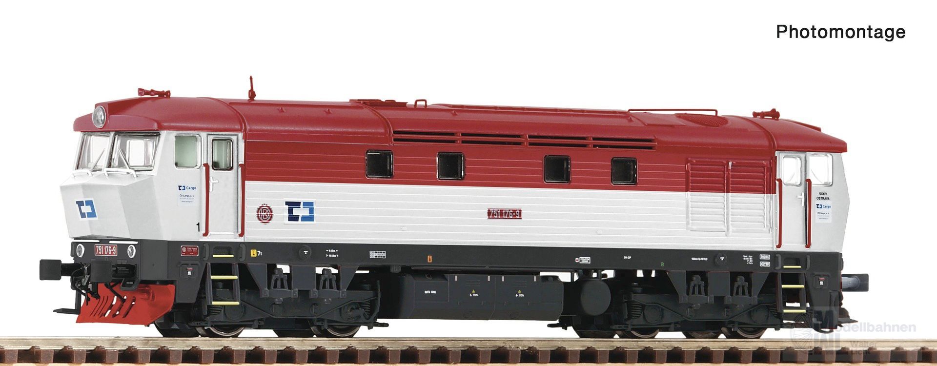 Roco 7380025 - Diesellok  Rh 751 176-9 CD Ep.V/VI TT 1:120