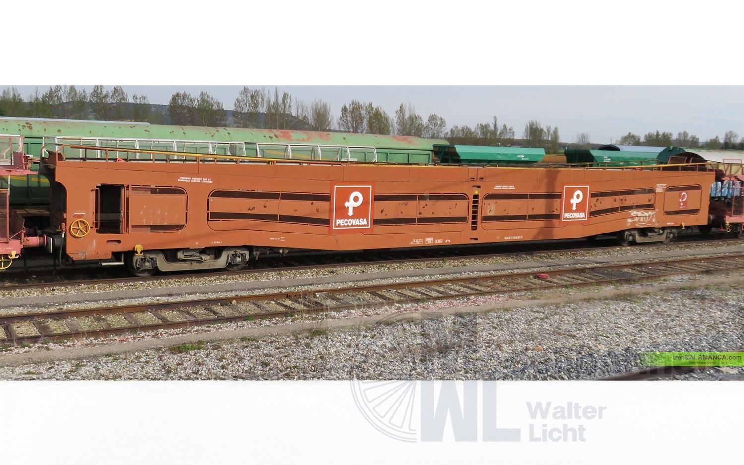 Electrotren 4044 - Autotransportwagen RENFE Ep.V DDMA rot H0/GL Electrotren 4044 - Autotransportwagen RENFE Ep.V DDMA rot H0/GL