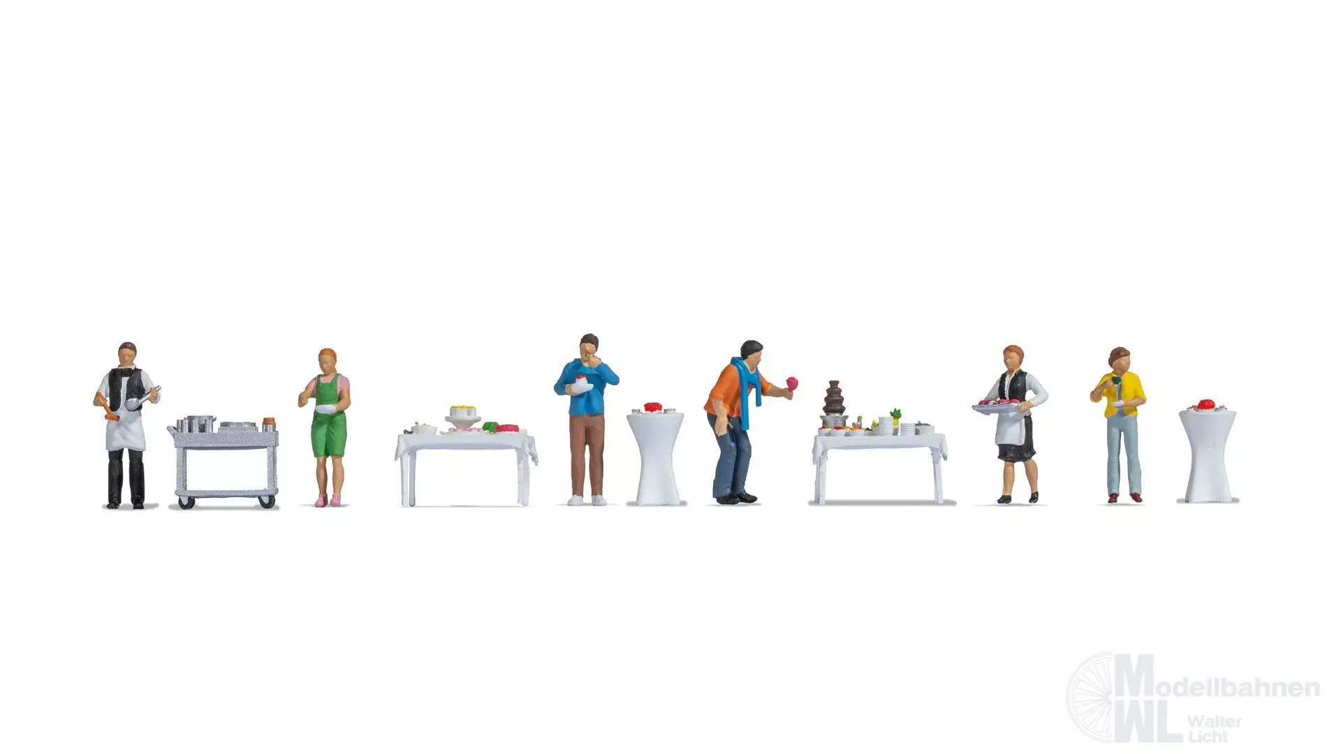 Noch 16277 - Figuren-Themenwelt Buffet H0 1:87