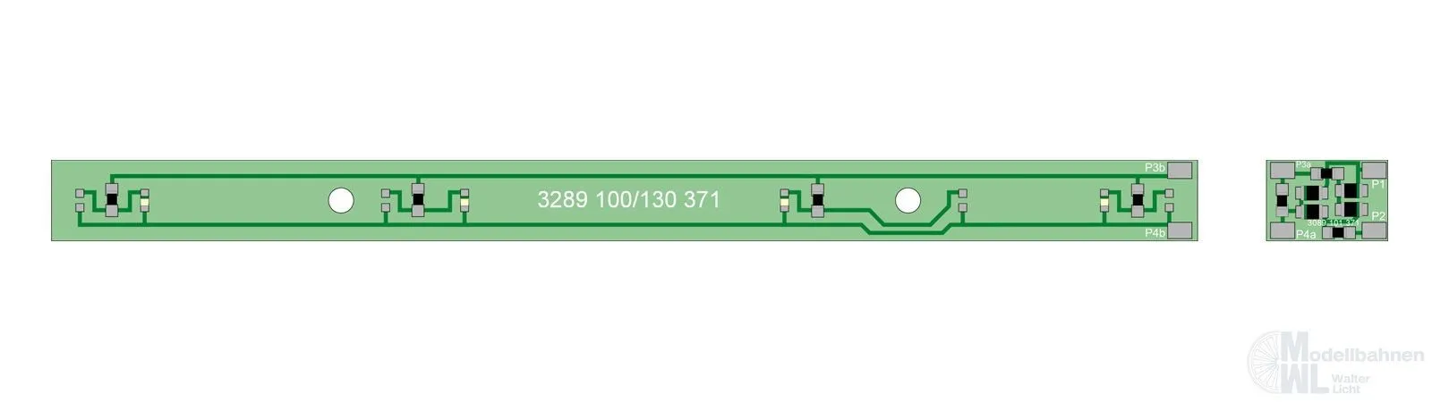 Bemo 6545600 - Innenbeleuchtung für 3689 für GL und WS-Wagen H0