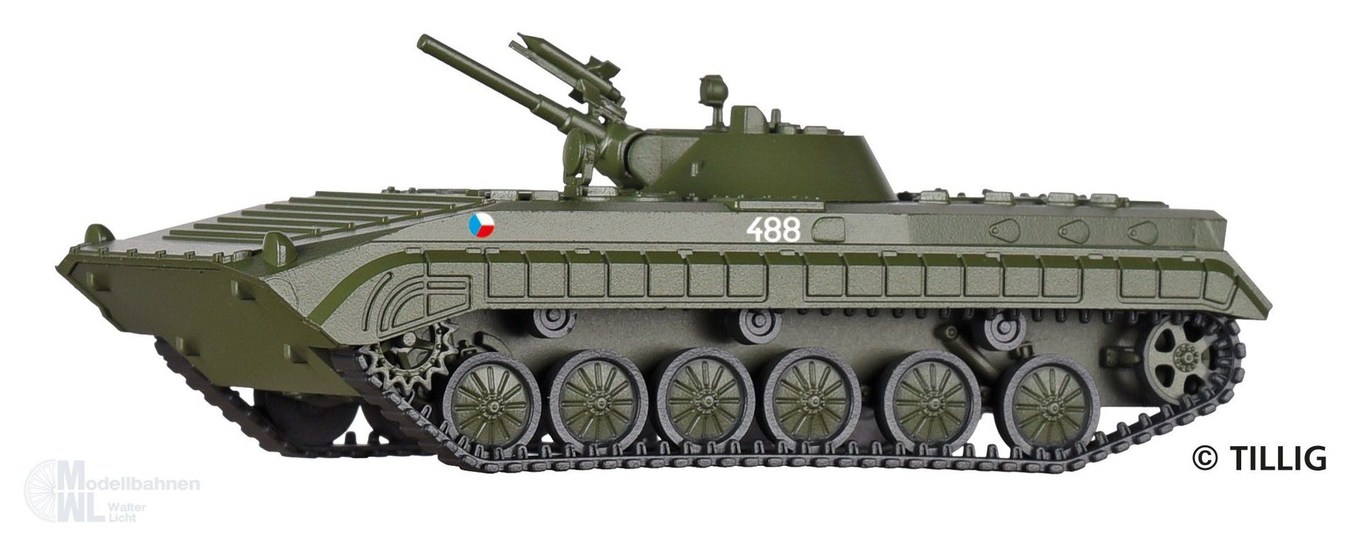 Tillig 78226 - Schützenpanzer BMP-1 Tschechoslowakische Armee H0/GL Tillig 78226 - Schützenpanzer BMP-1 Tschechoslowakische Armee H0/GL