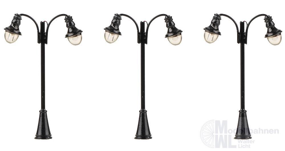 Faller 272126 - LED-Laterne Bogenleuchten 3 Stück N 1:160 Faller 272126 - LED-Laterne Bogenleuchten 3 Stück N 1:160