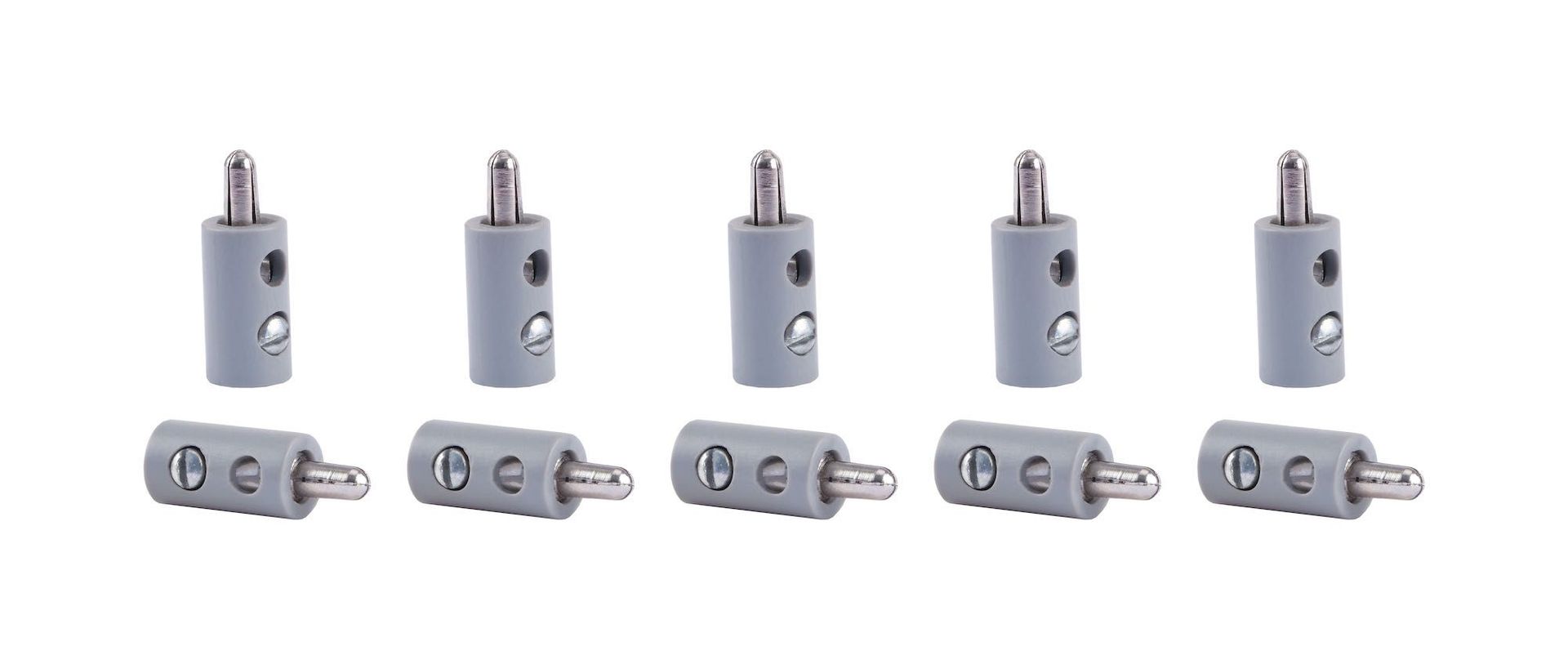 Viessmann 6876 - Querlochstecker 10 Stück grau Viessmann 6876 - Querlochstecker 10 Stück grau