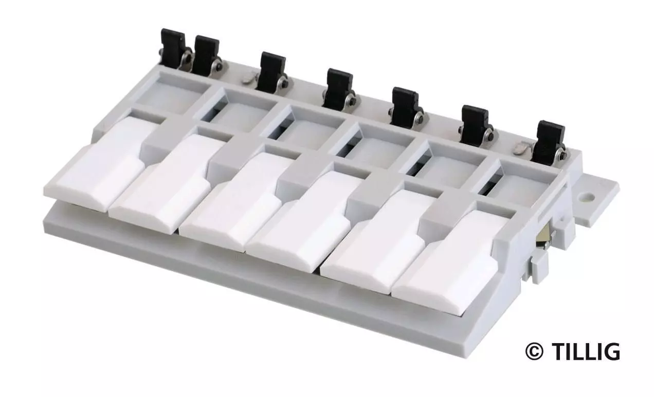 Tillig 08211 - Tastenpult für Moment oder Dauerstrom aneinan reihbar H0/GL