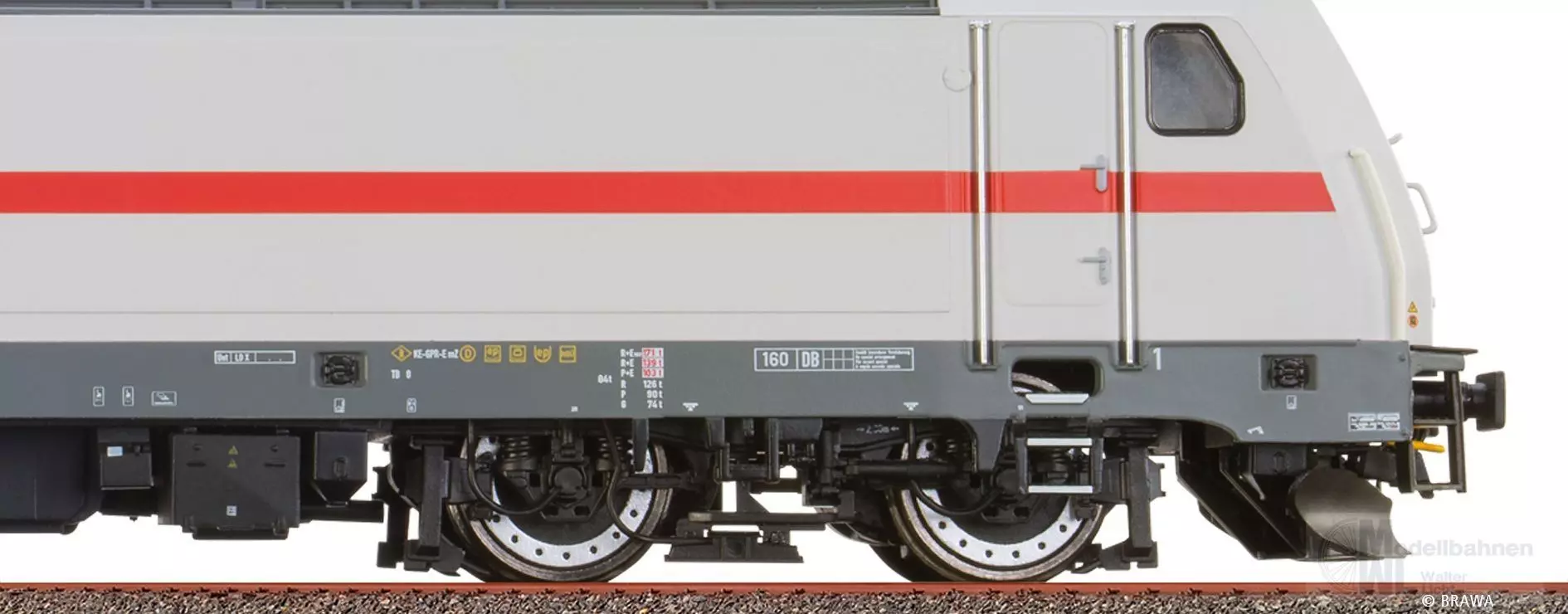 Brawa 2190 - Tauschradsatz TRAXX 1 Stück H0/WS