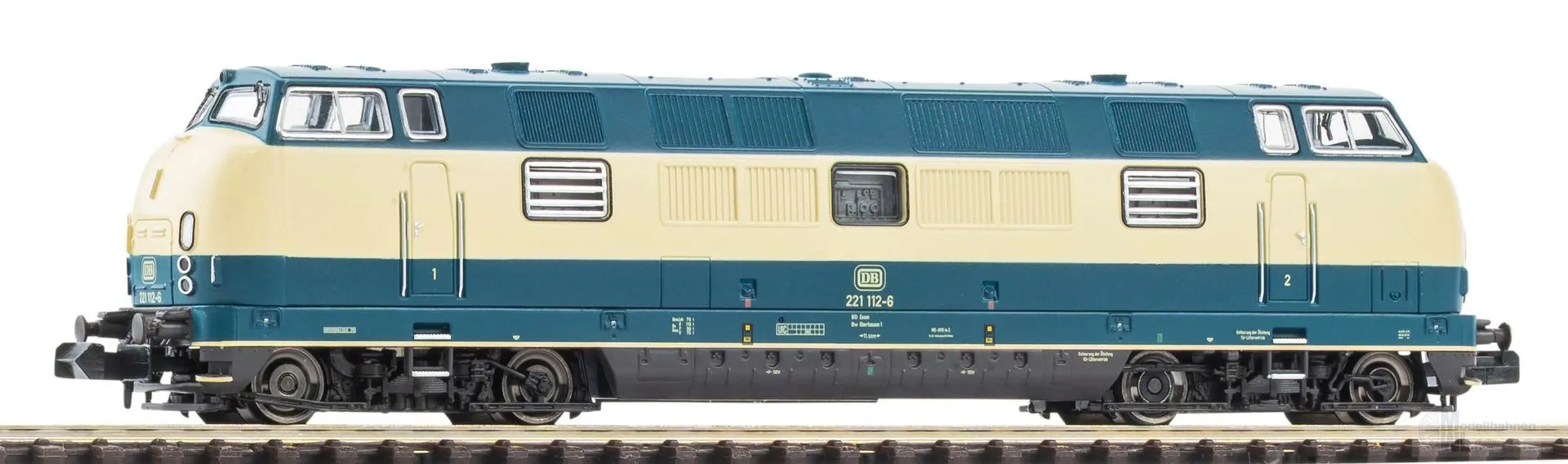 Piko 40512 - Diesellok BR 221 DB Ep.IV blau beige N 1:160
