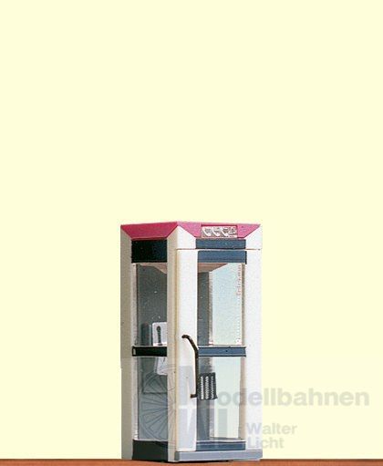 Brawa 5444 - Telekom Telefonzelle beleuchtet geschlossen H0 1:87 Brawa 5444 - Telekom Telefonzelle beleuchtet geschlossen H0 1:87