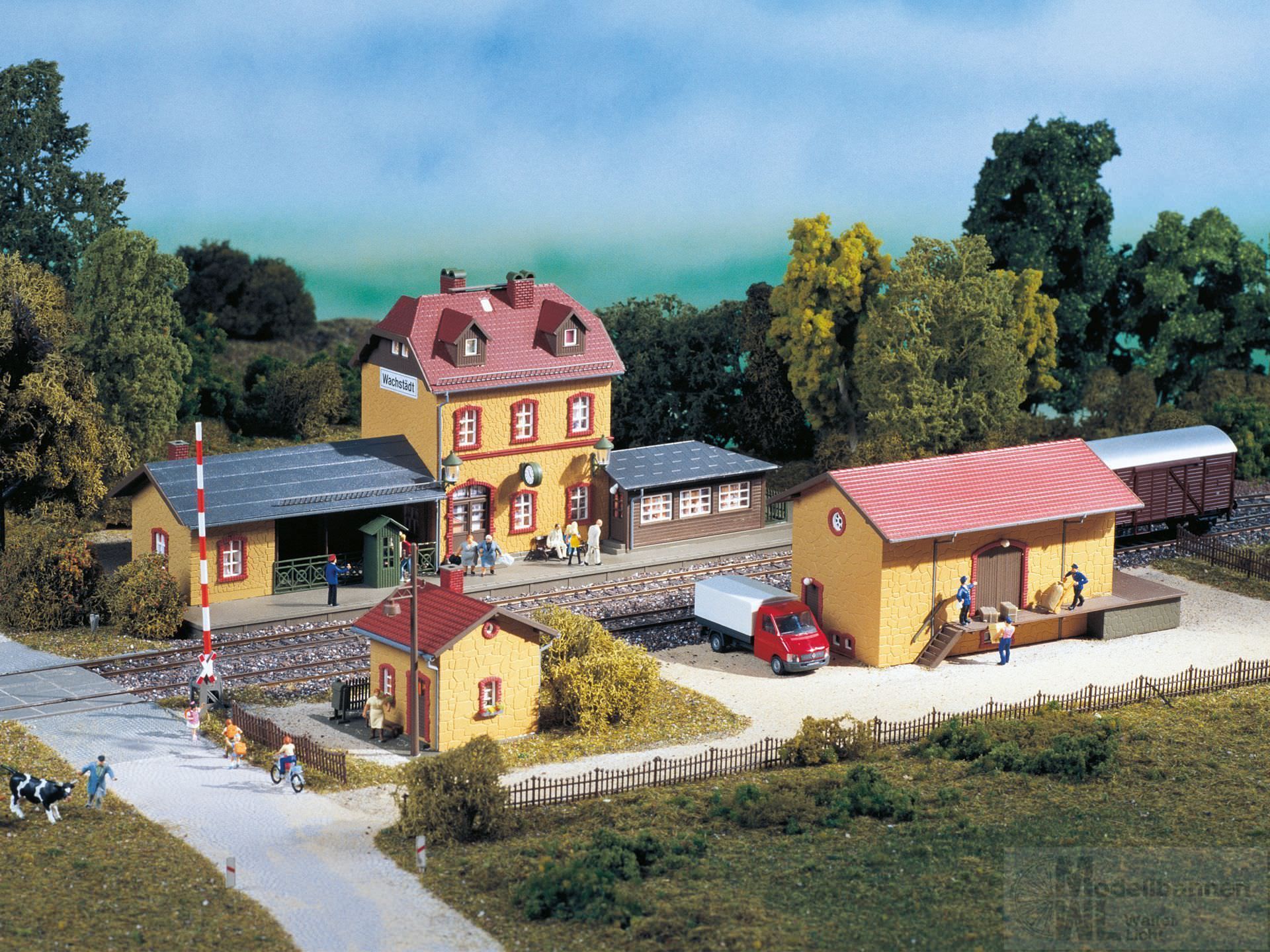 Auhagen 15102 - Startset Bahnhof Wachstädt H0 1:87