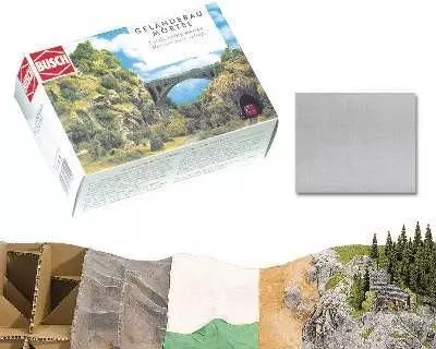 Busch 7192 - Mörtel grau 500g  H0 1:87 / TT 1:120 / N 1:160 / Z 1:220