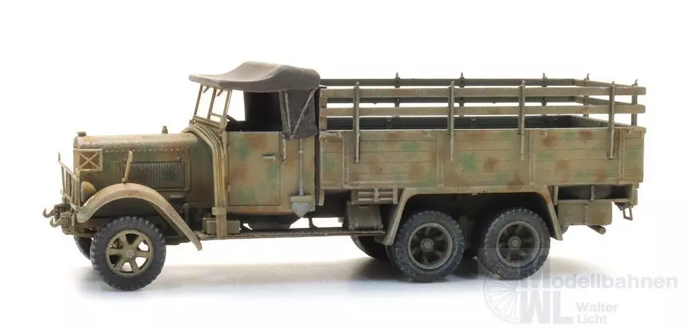 ARTITEC b.v. 6870505 - WM Henschel 33 D1 cargo Tarnung Fertigmodell H0 1:87
