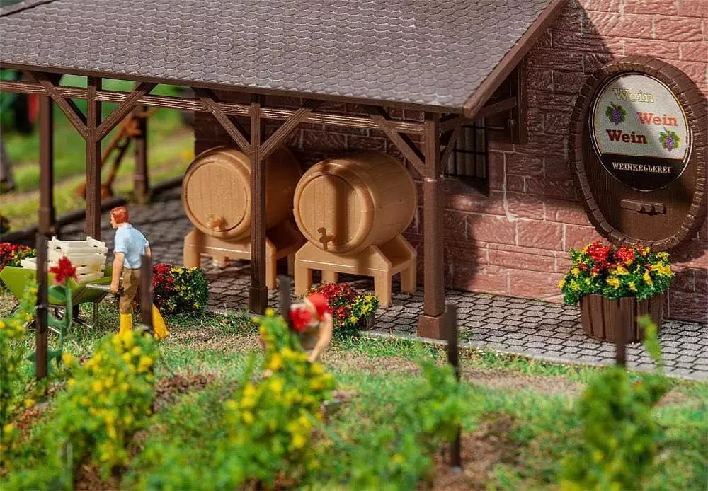 Faller 180972 - 2 Holzfässer und 2 Bottiche H0 1:87