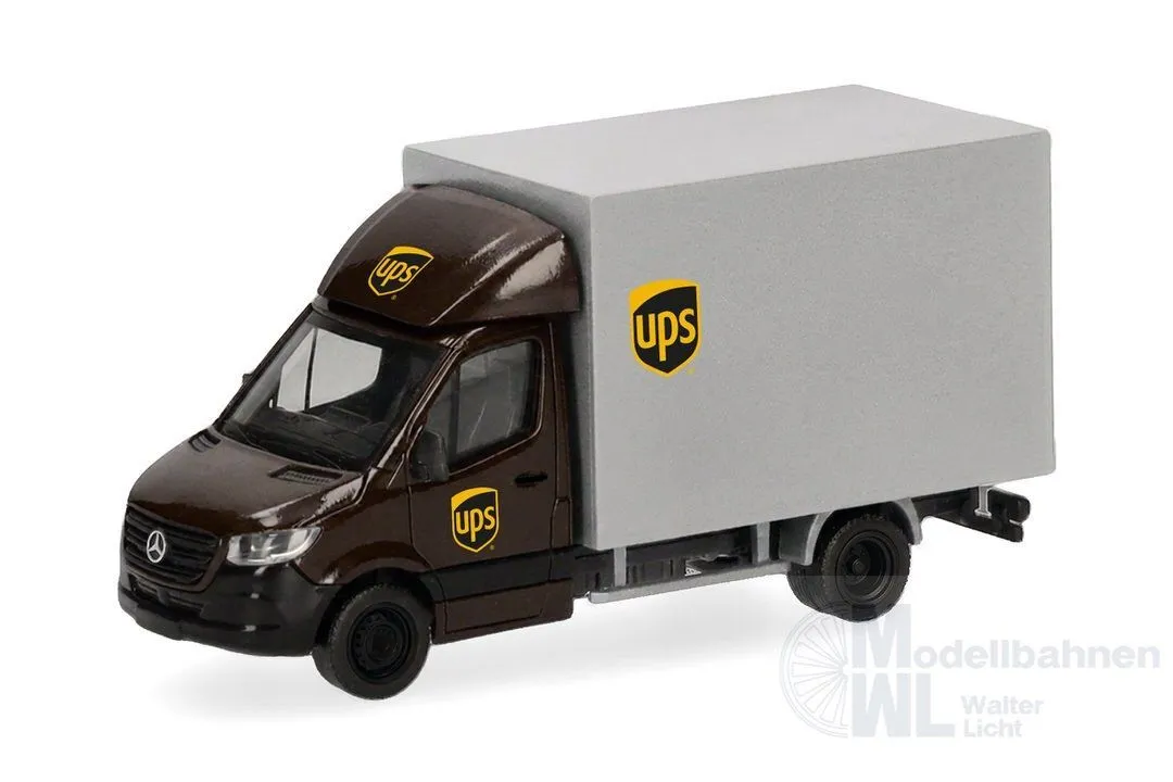 Herpa 099790 - Mercedes-Benz Sprinter 18 mit Kofferaufbau UPS H0 1:87
