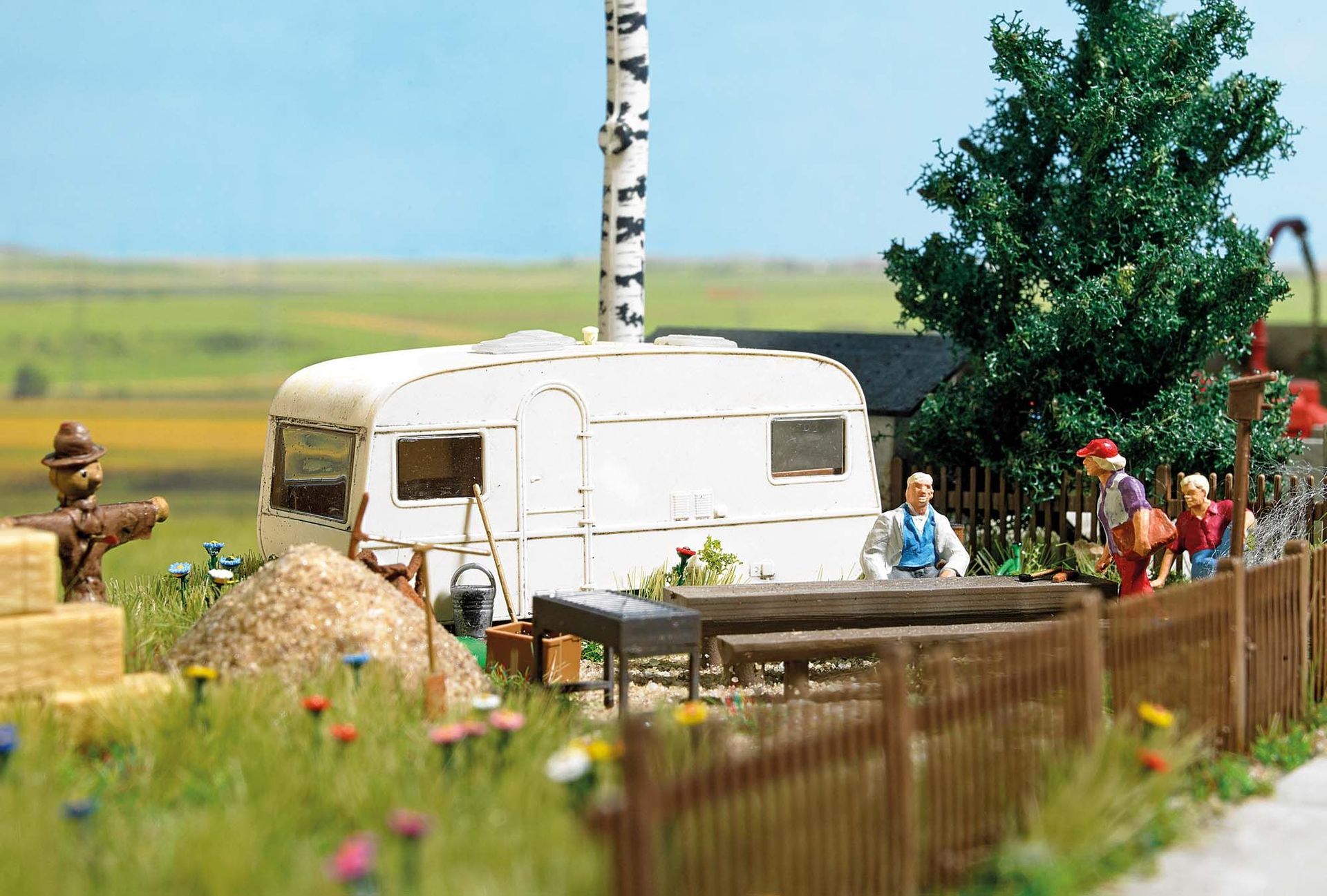 Busch 6050 - Dauercamper H0 1:87
