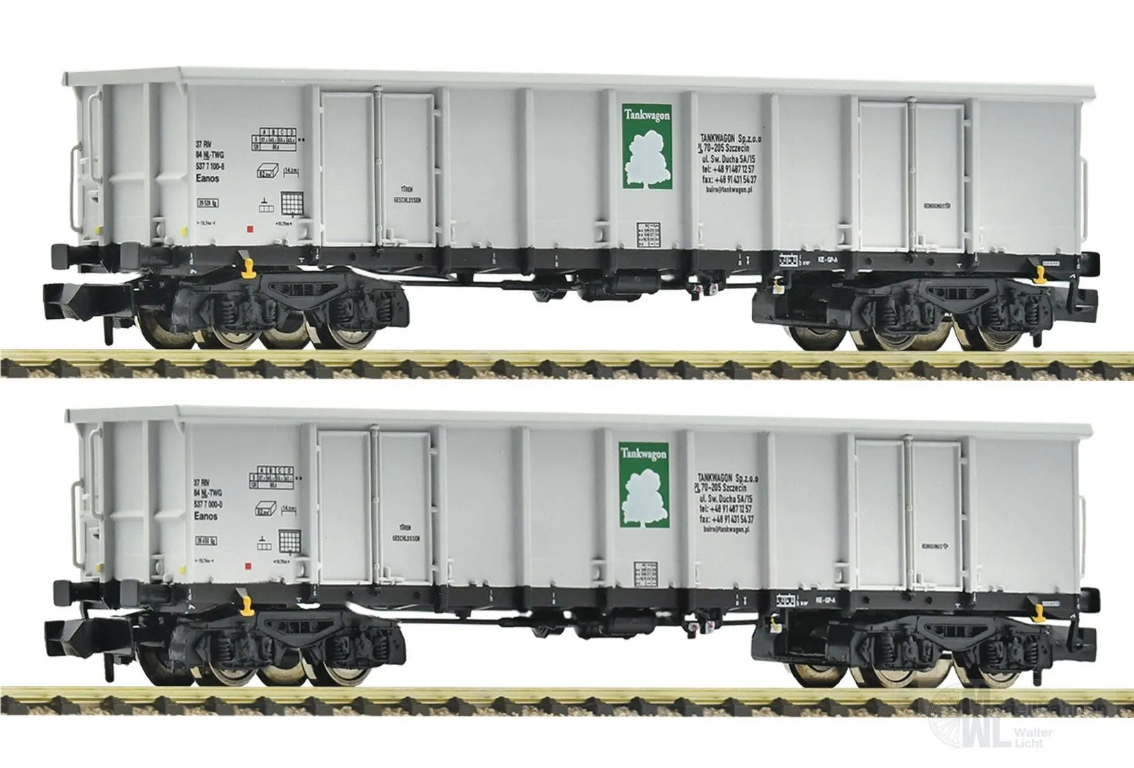 Fleischmann 6660160 - Güterwagen Set offen TANKWAGON Ep.VI 2.tlg. N 1:160