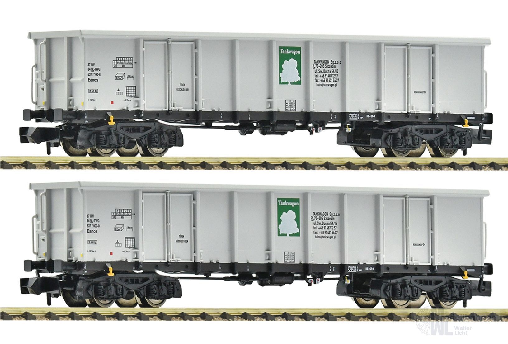 Fleischmann 6660160 - Güterwagen Set offen TANKWAGON Ep.VI 2.tlg. N 1:160