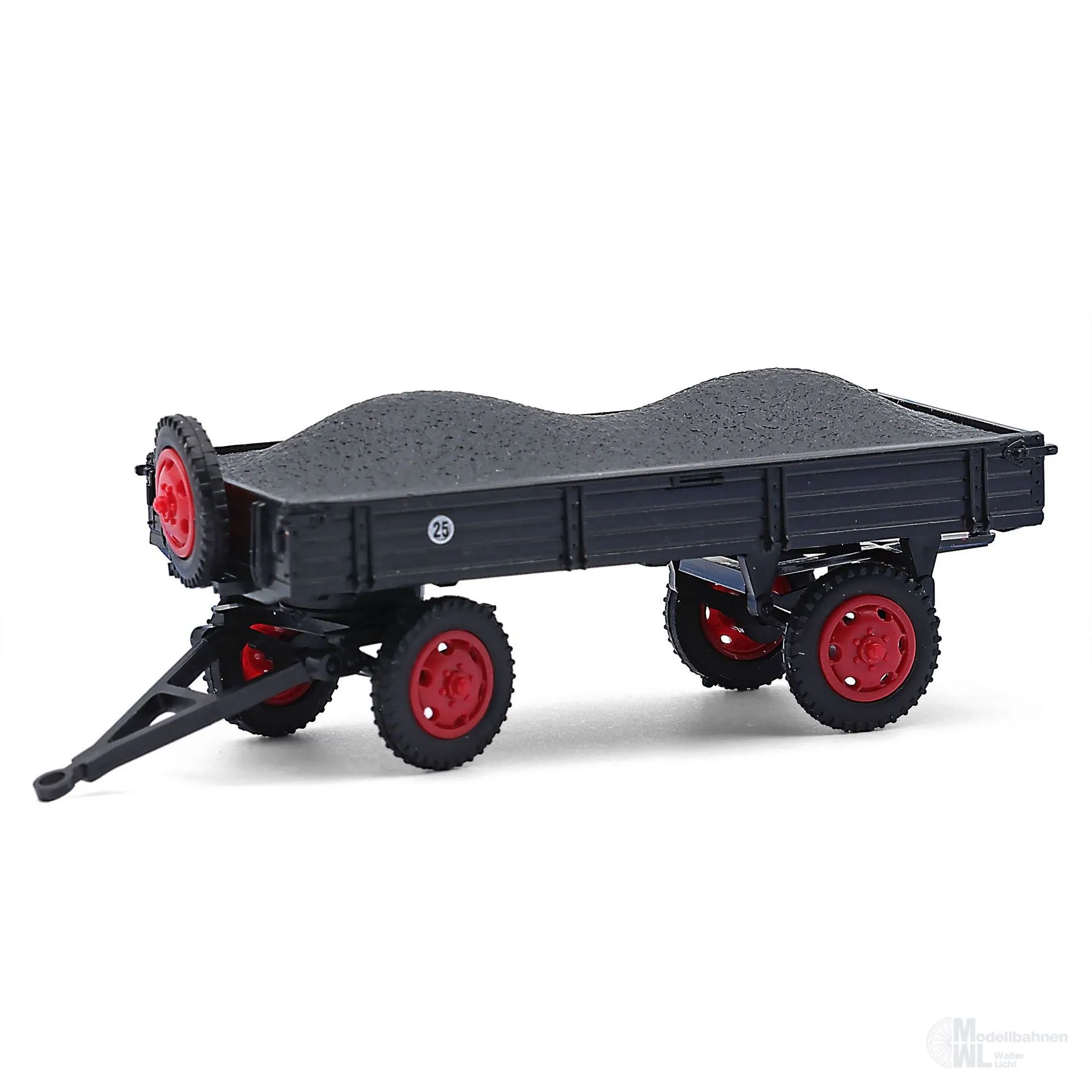 Mehlhose 210010211 - Anhänger T4 mit Kohleladung H0 1:87
