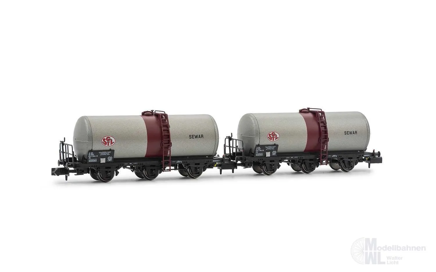 Arnold 6675 - Weinkesselwagen Set SNCF Ep.IV 2.tlg. SGTL SEWAR N 1:160