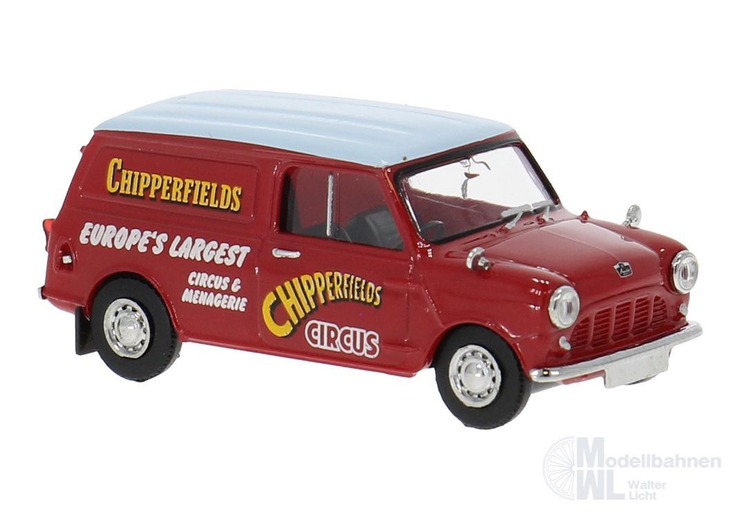 Brekina 15369 - Austin Mini Countryman des Circus Chipperfields H0 1:87