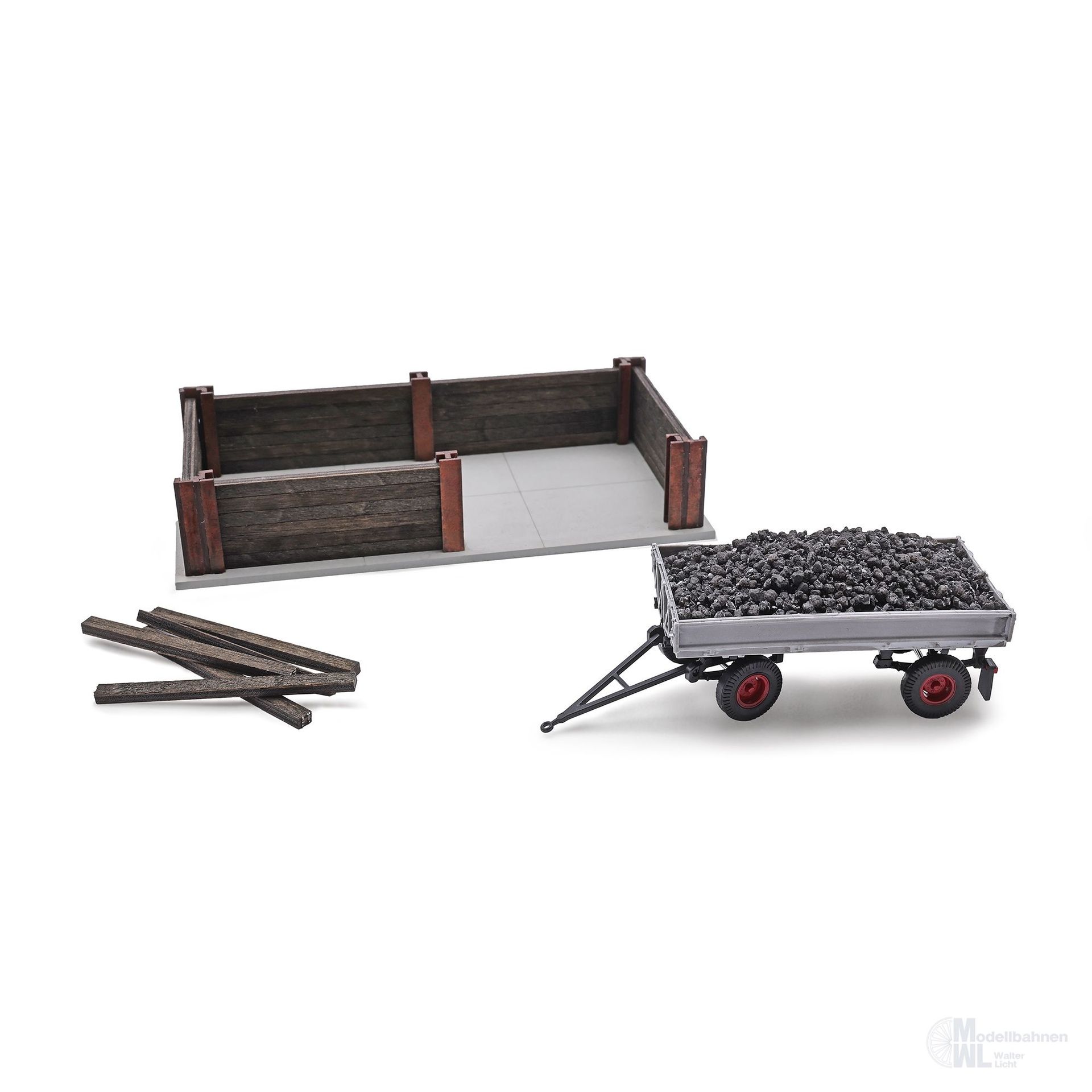 Busch 1124 - Kohlebunker/Anhänger H0 1:87