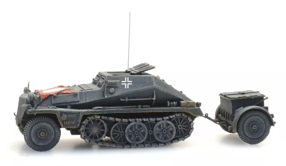 ARTITEC b.v. 6870354 - WM Sd.Kfz. 252 + Sd.Anh. 32 grau H0 1:87