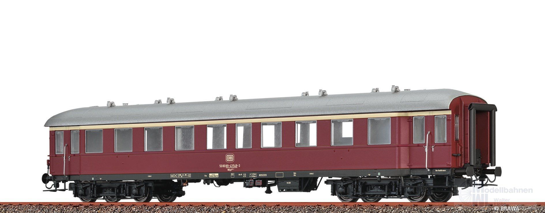 Brawa 46188 - Gesellschaftswagen DB Ep.IV WGye831.1 H0/GL Brawa 46188 - Gesellschaftswagen DB Ep.IV WGye831.1 H0/GL