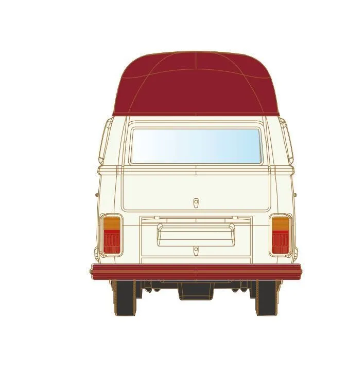 Lemke Minis 3968 - VW T2 Weihnachtsmodell N 1:160