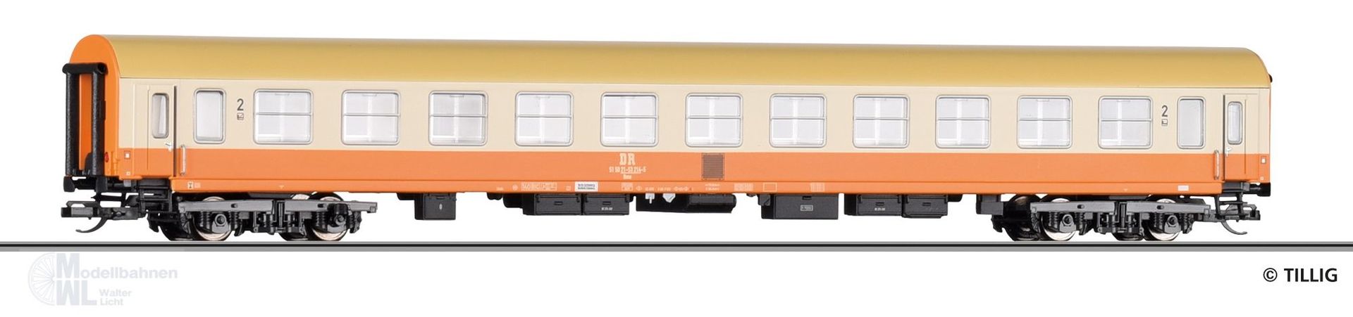 Tillig 75004 - Personenwagen DR Ep.IV Bme 2.Kl. Städteexpress H0/GL
