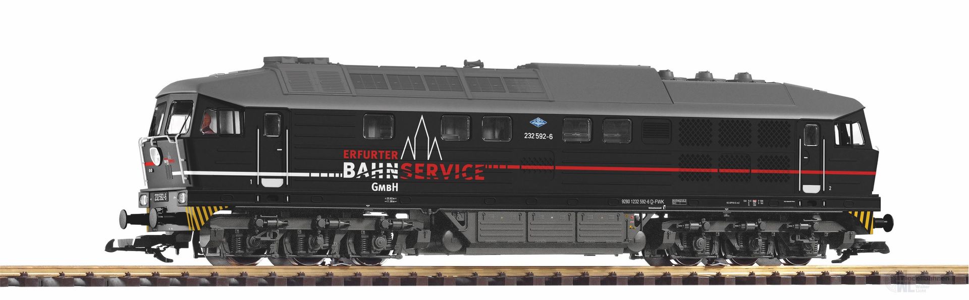 Piko 37584 - Diesellok BR 232 EBS Ep.VI Spur G 1:22,5 Piko 37584 - Diesellok BR 232 EBS Ep.VI Spur G 1:22,5