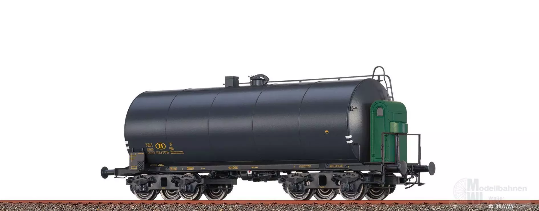 Brawa 49633 - Leichtbaukesselwagen SNCB Ep.III H0/GL