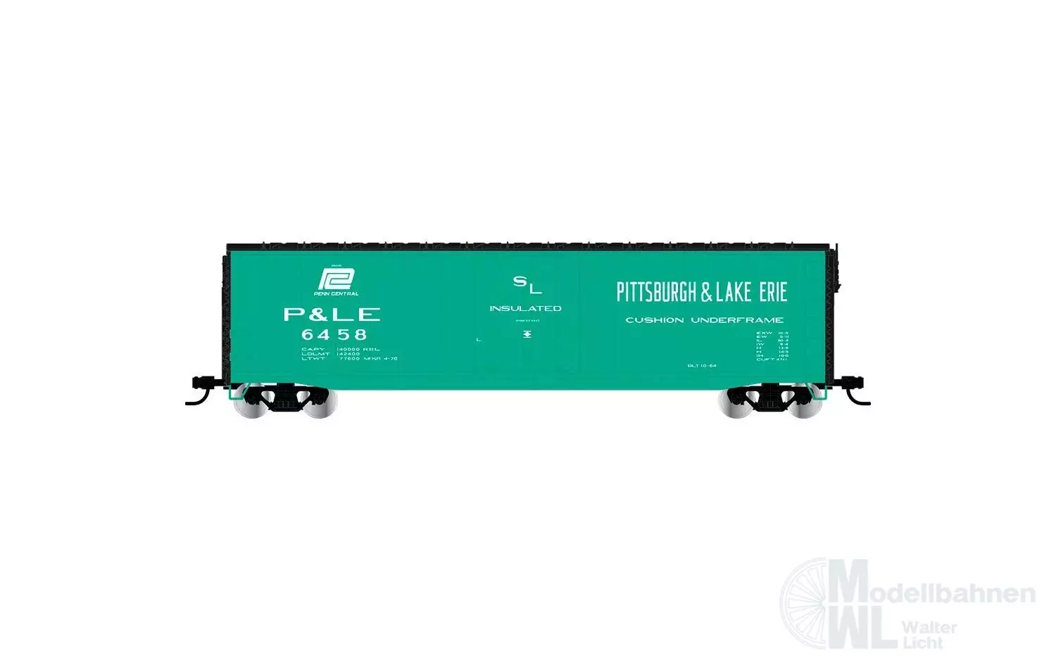 Rivarossi 6663C - Güterwagen gedeckt P&LE 6499 H0/GL