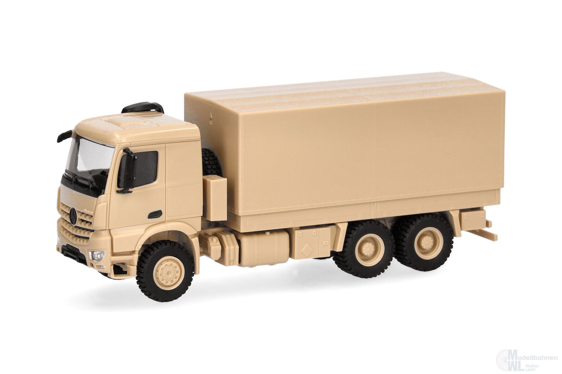 Herpa 747202 - Mercedes-Benz Arocs 6x6 Pritsche/Plane H0 1:87