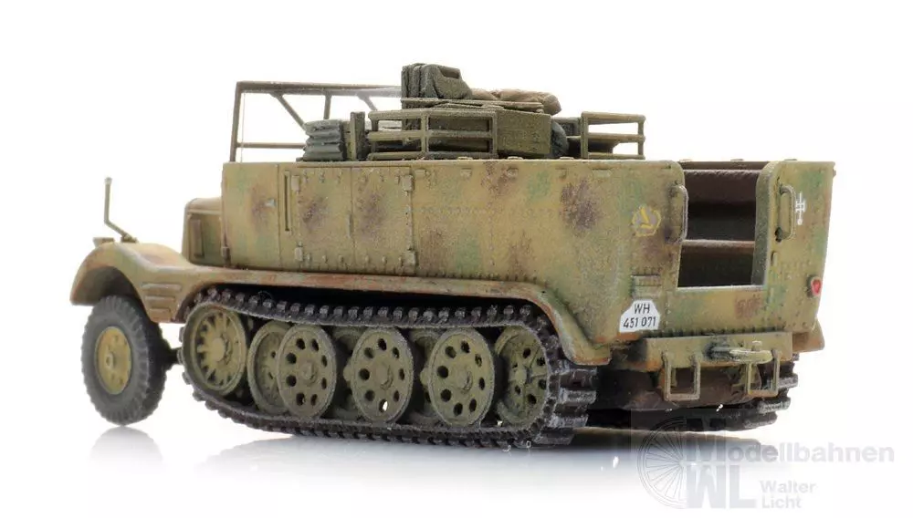 ARTITEC b.v. 6870584 - WM Sd.Kfz. 11 Leichter Zugkraftwagen 3 t Tarnung Fertigmodell H0 1:87