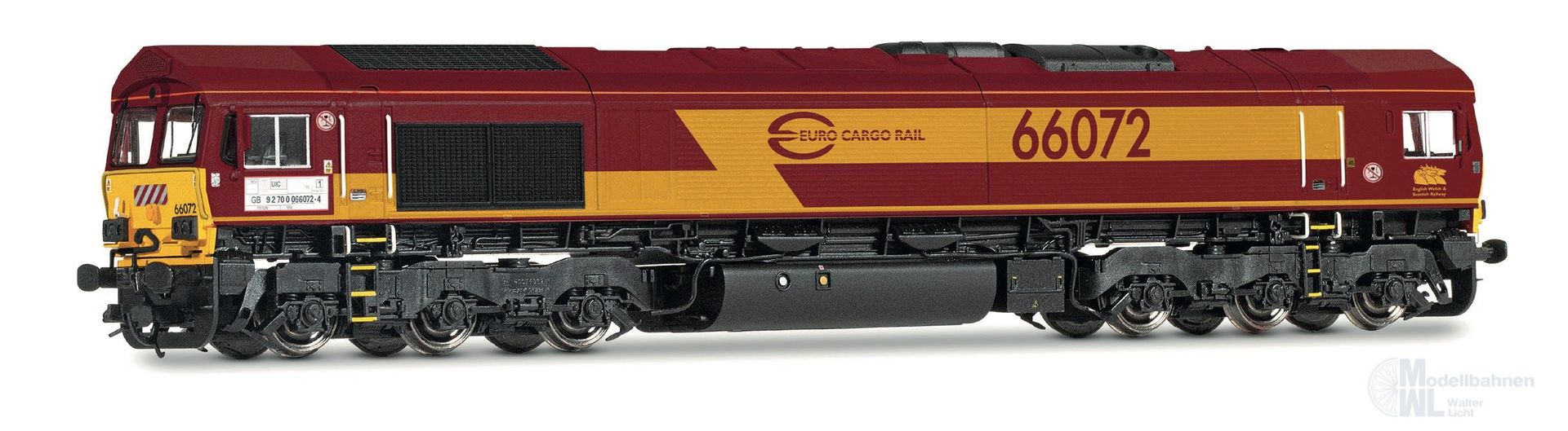 Arnold 9081 - Diesellok Class 66 Euro Cargo Rail Ep.VI TT 1:120