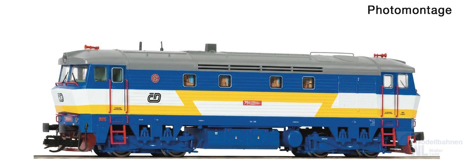 Roco 7380039 - Diesellok Rh 751 372-4 CD Ep.V Collectors Edition TT 1:120