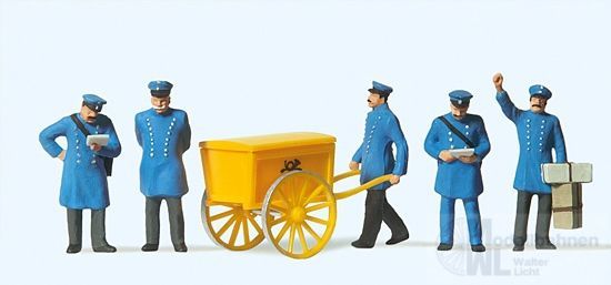 Preiser 12198 - Postbeamte. Um 1900 H0 1:87 Preiser 12198 - Postbeamte. Um 1900 H0 1:87