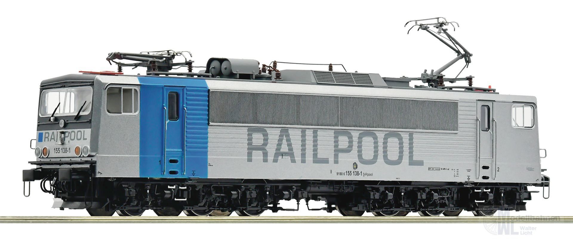 Roco 78469 - E-Lok BR 155 138-1 Railpool Ep.VI H0/WS Sound Roco 78469 - E-Lok BR 155 138-1 Railpool Ep.VI H0/WS Sound