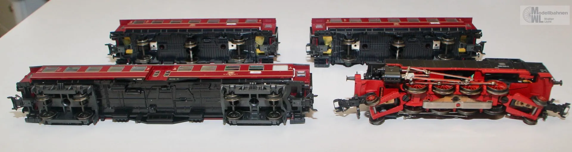 Märklin 26508 - MÄRKLIN - Zugpackung Nahverkehr Dampflok BR 86 + 3 Wagen DB Ep.III H0/WS Digital