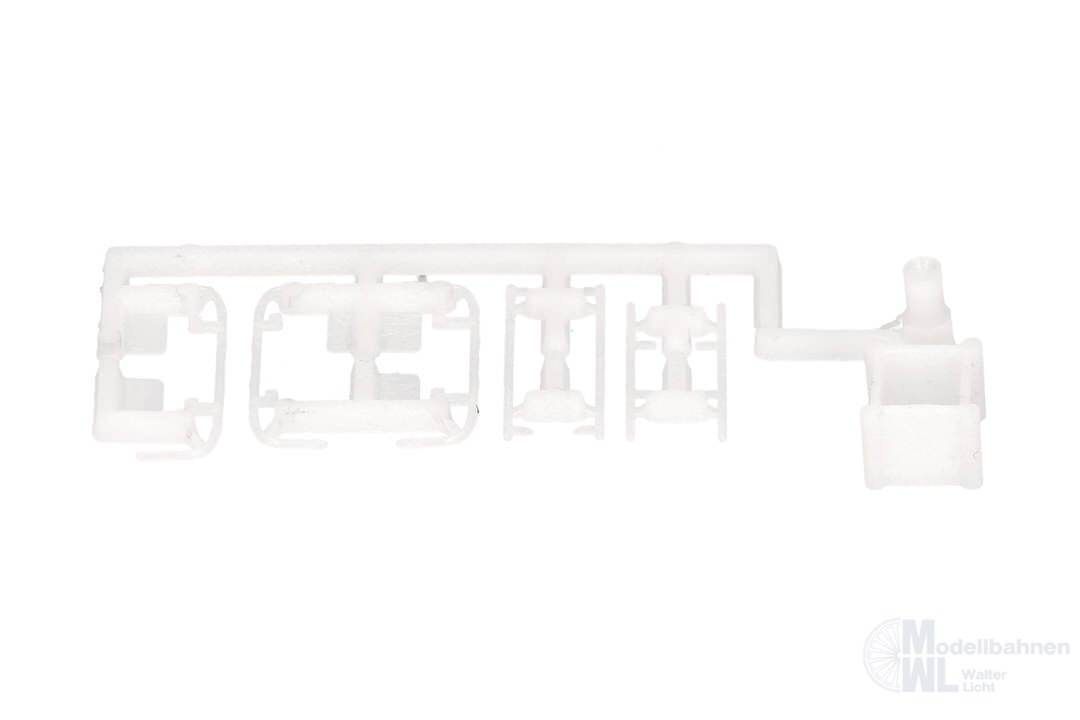 Herpa 055444 - ZB Lowbar u. Sidebar LKW ,weiß H0 1:87