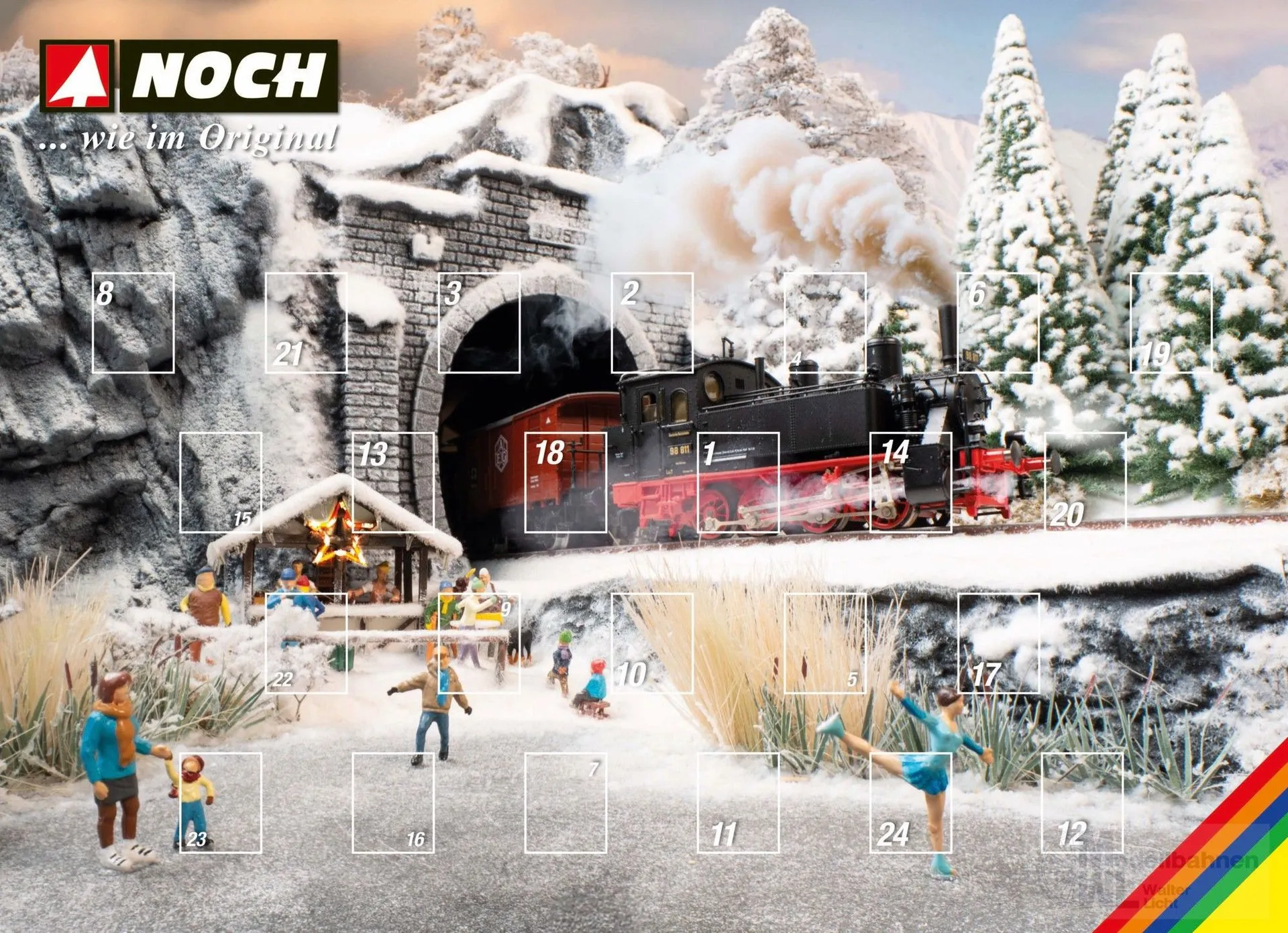 Noch 45999 - Figuren-Adventskalender TT 1:120