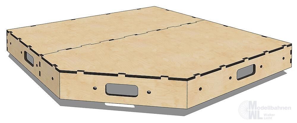 Faller 170102 - Anlagenunterbau-Ecke, 0,75 m x 0,75 m H0 1:87