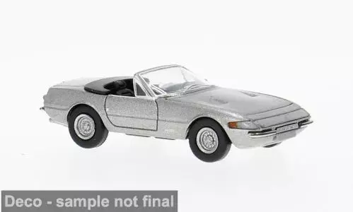 Brekina 22943 - Ferrari 365 GTS in silber H0 1:87