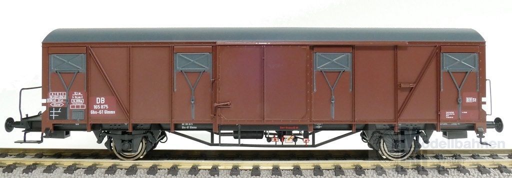 Exact Train 20720 - Güterwagen gedeckt DB Ep.III Glmms 61 H0/GL Exact Train 20720 - Güterwagen gedeckt DB Ep.III Glmms 61 H0/GL