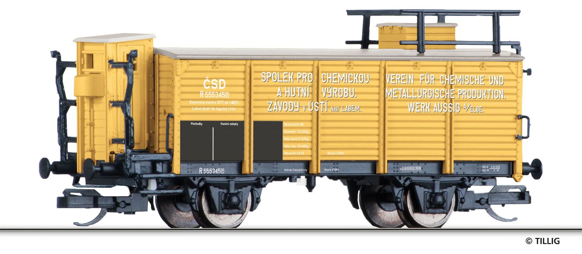 Tillig 95891 - Flüssiggaswagen CSD Ep.II TT 1:120 Tillig 95891 - Flüssiggaswagen CSD Ep.II TT 1:120