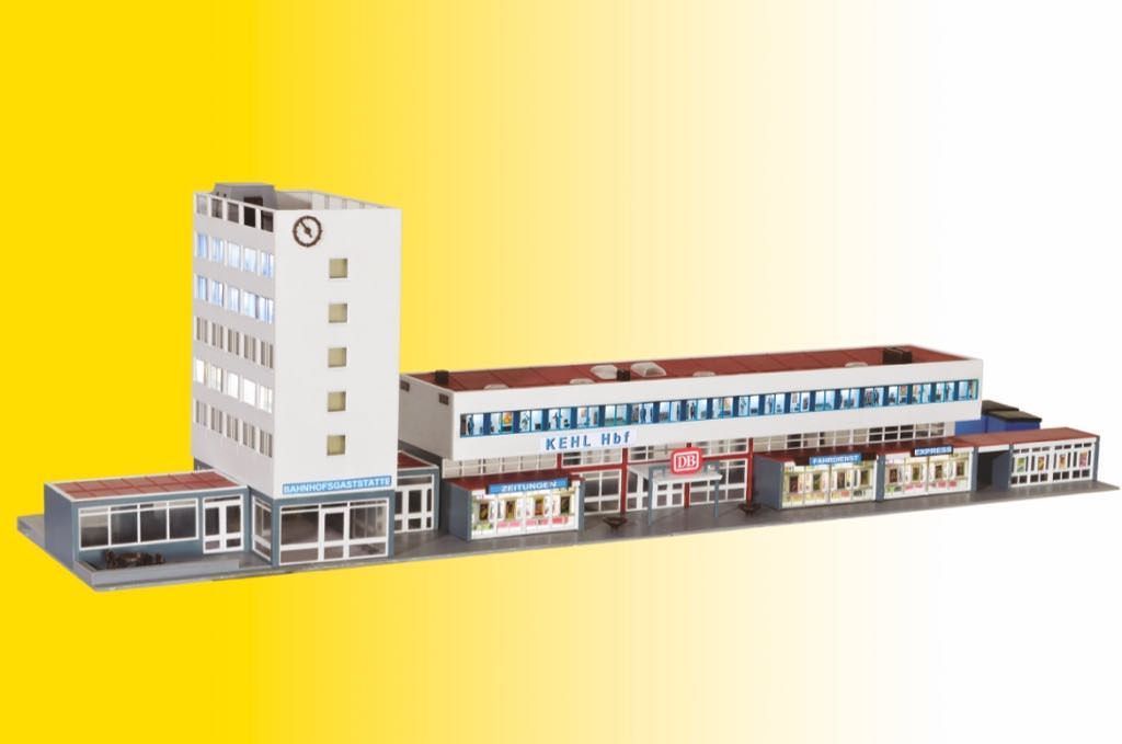 Kibri 39514 - Bahnhof Kehl inkl. Etageninnenbeluchtung H0 1:87