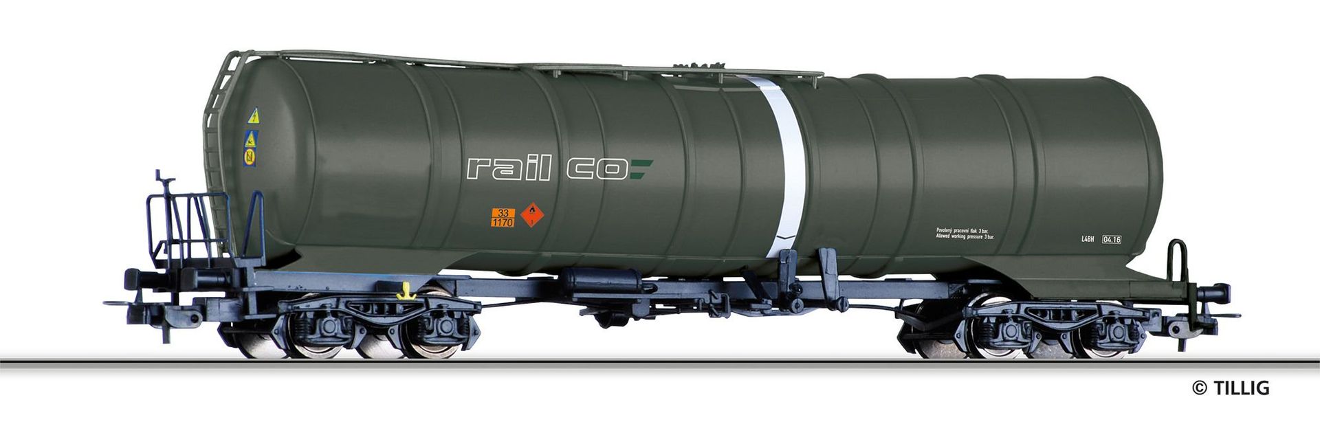 Tillig 77029 - Kesselwagen RAILCO Ep.VI Zacns H0/GL